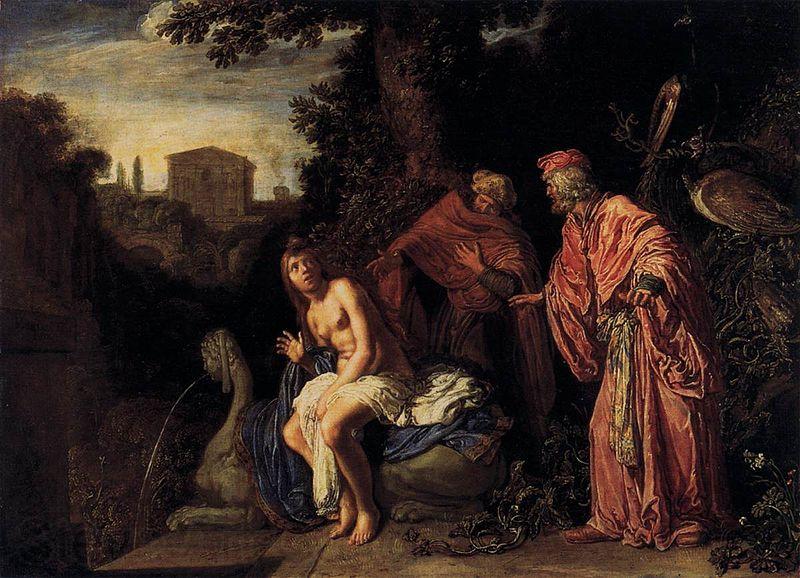 Pieter Lastman Susanna and the Elders France oil painting art